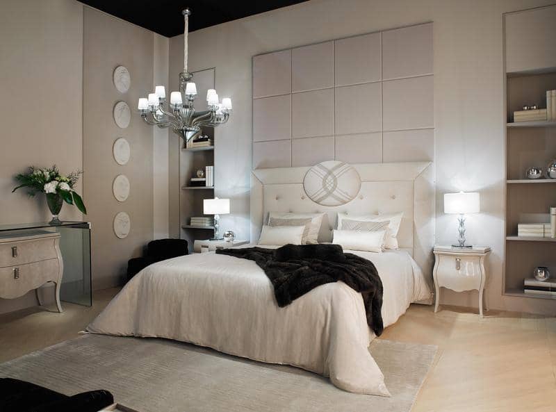 FF Cameo maxi bed and Canova bedside table